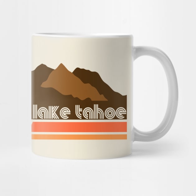 Lake Tahoe Retro 70s Tourist Souvenir by darklordpug